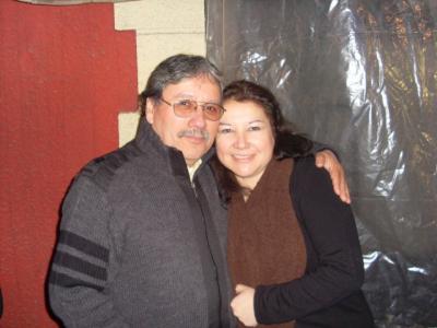 Con mi prima Teresa Alcota.